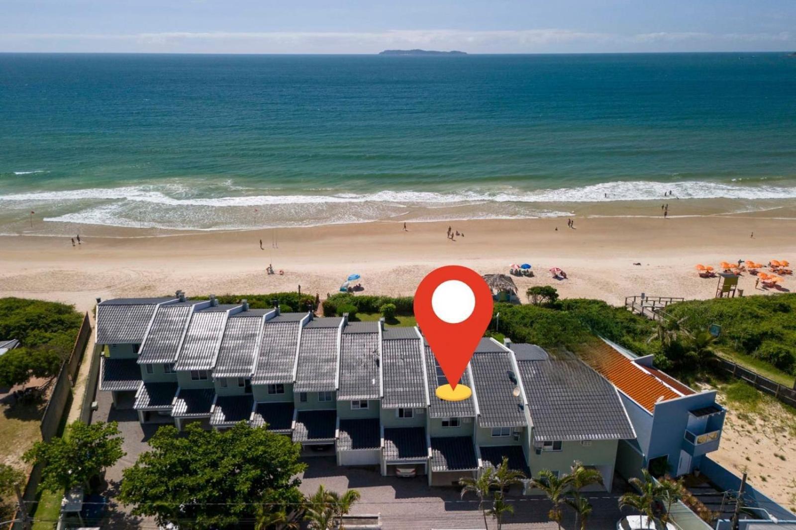 Sobrado Frente Ao Mar Mariscal Para 6 E 8 Pessoas Bombinhas Exteriör bild